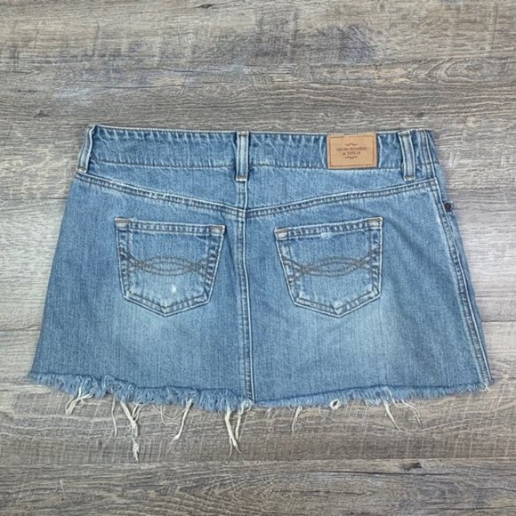 Abercrombie & Fitch Dresses & Skirts - Abercrombie & Fitch A&F Denim Jean Mini Skirt 4
